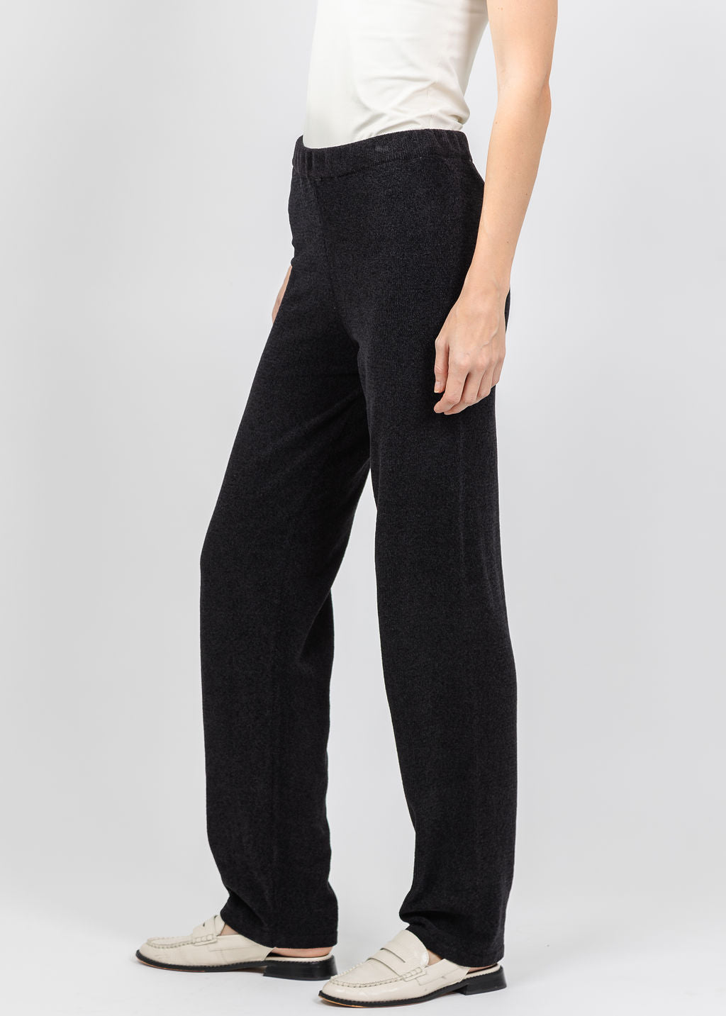 BK Chenille Pant in Black available at Barbara Katz