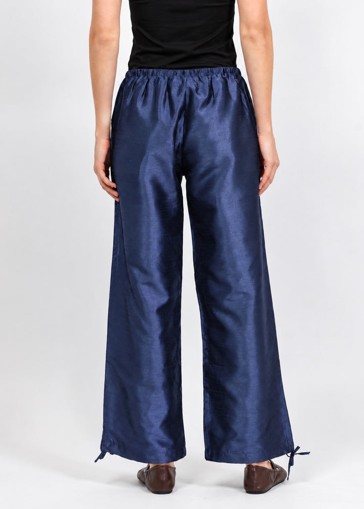 BK Daphne Taffeta Pants in Navy available at Barbara Katz