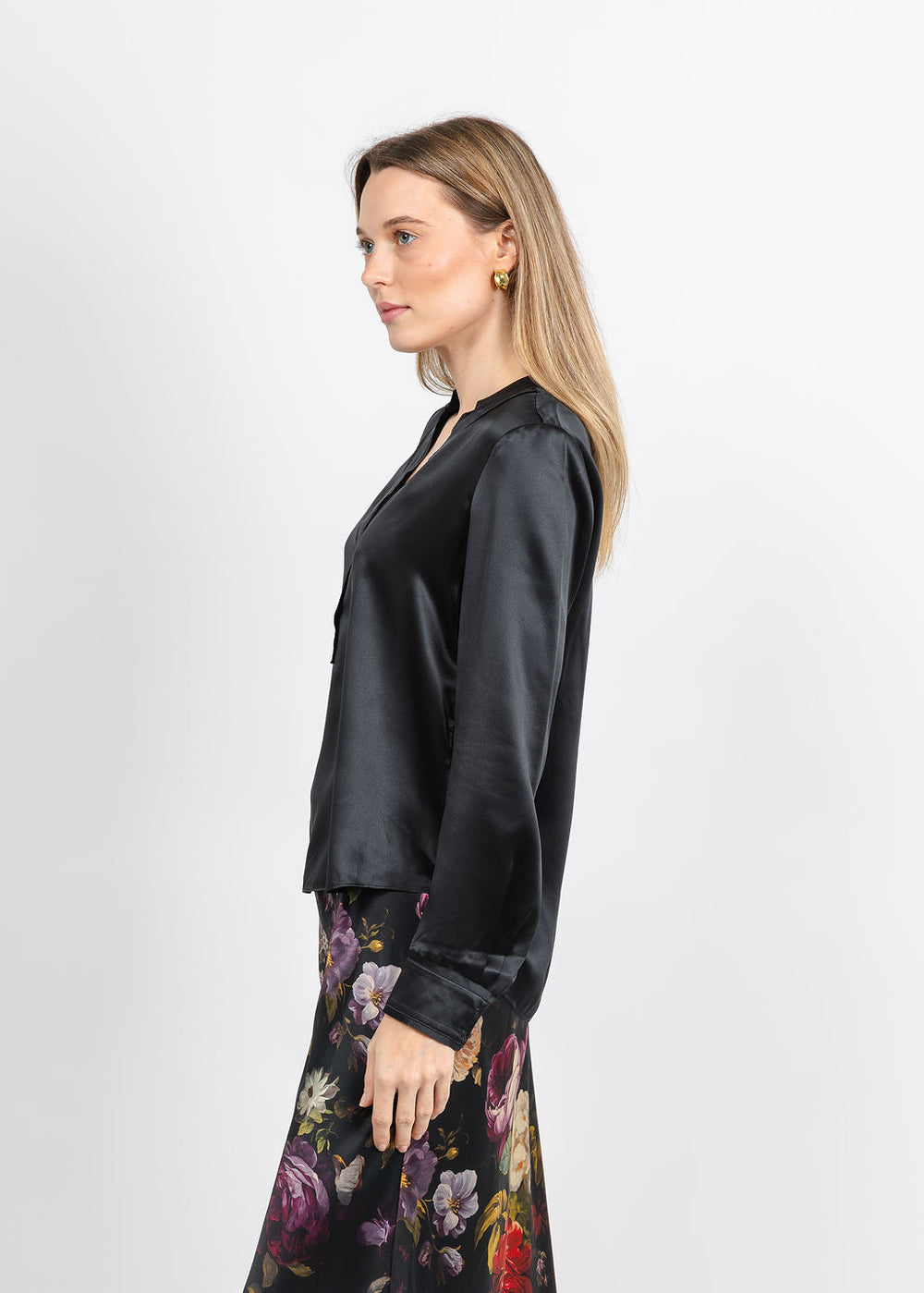 BK Go Fit To Be Styled Top in Black available at Barbara Katz