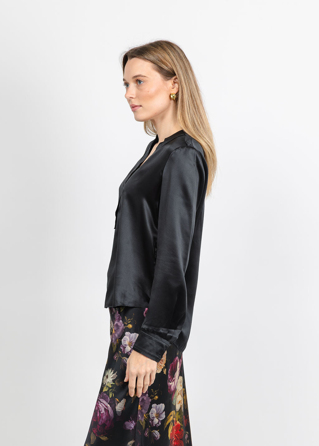 BK Go Fit To Be Styled Top in Black available at Barbara Katz