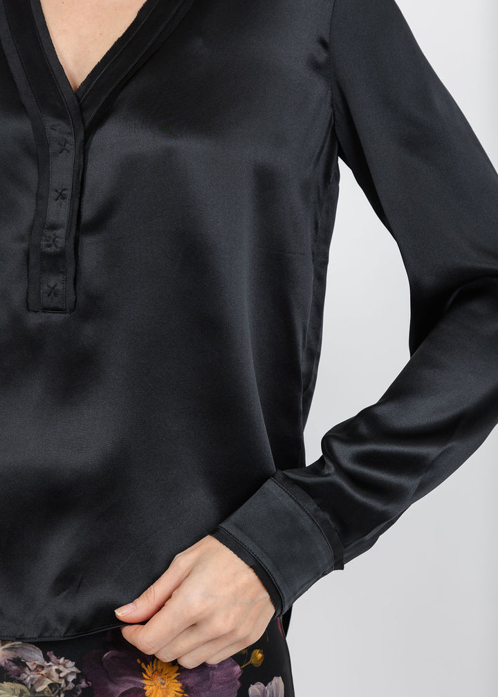BK Go Fit To Be Styled Top in Black available at Barbara Katz