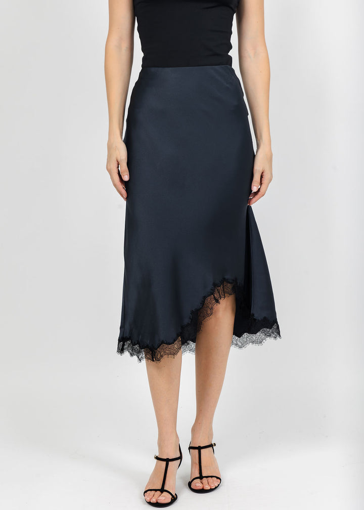BK Go Lacey Le Skirt in Navy available at Barbara Katz