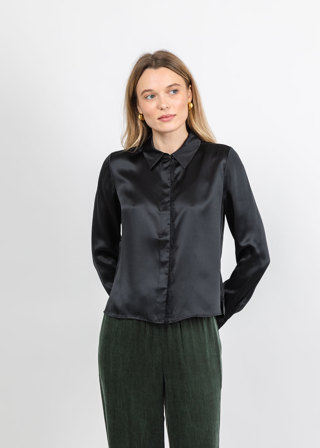 BK Go Lacey Le Top in Washed Black available at Barbara Katz