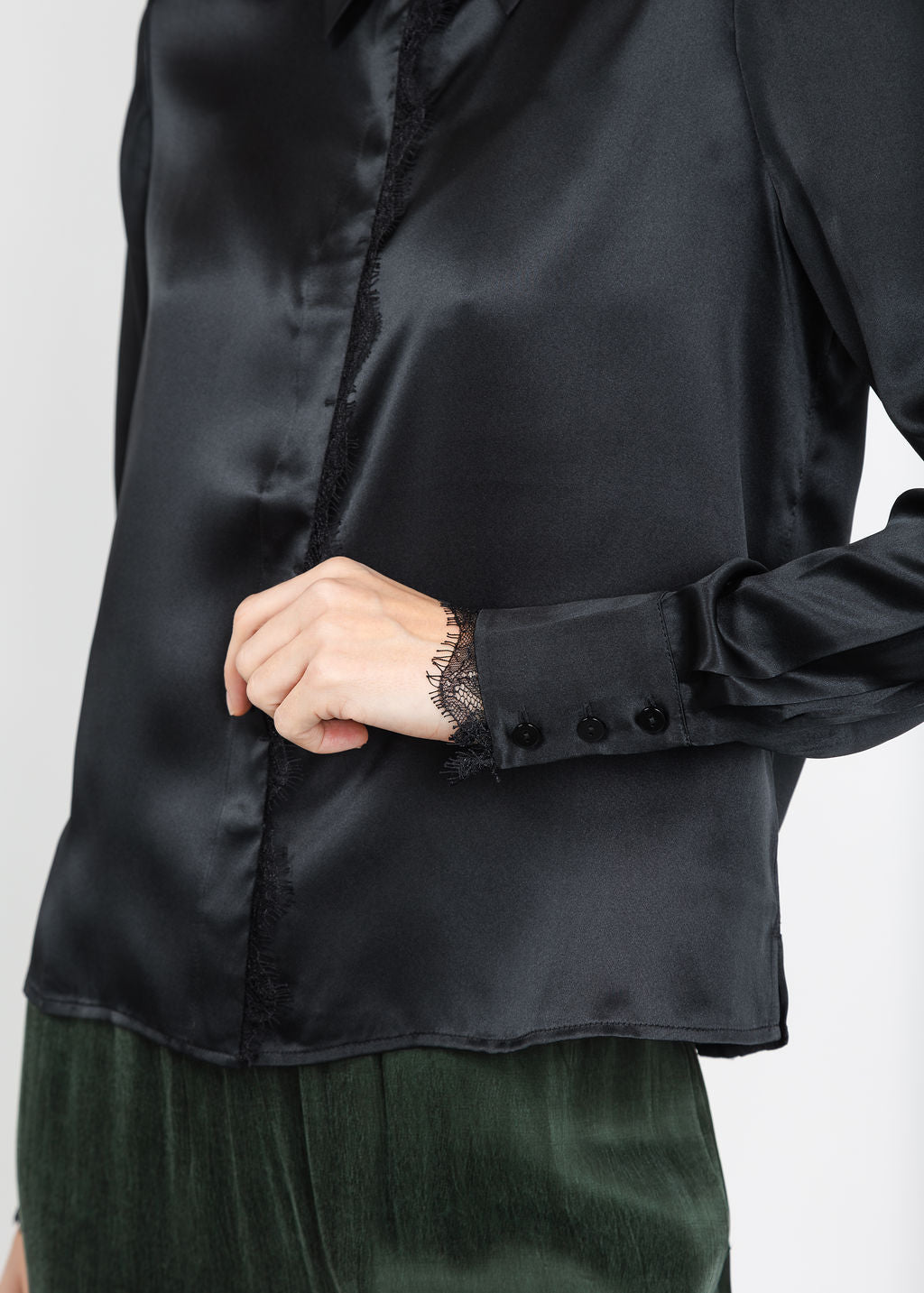 BK Go Lacey Le Top in Washed Black available at Barbara Katz