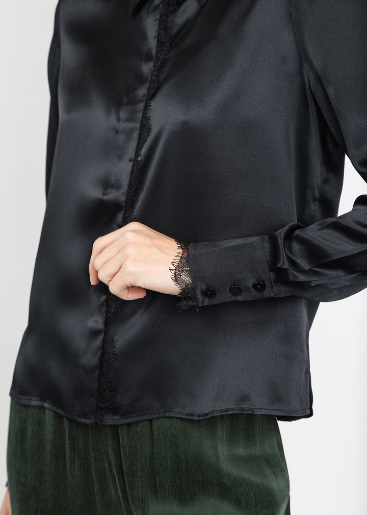 BK Go Lacey Le Top in Washed Black available at Barbara Katz