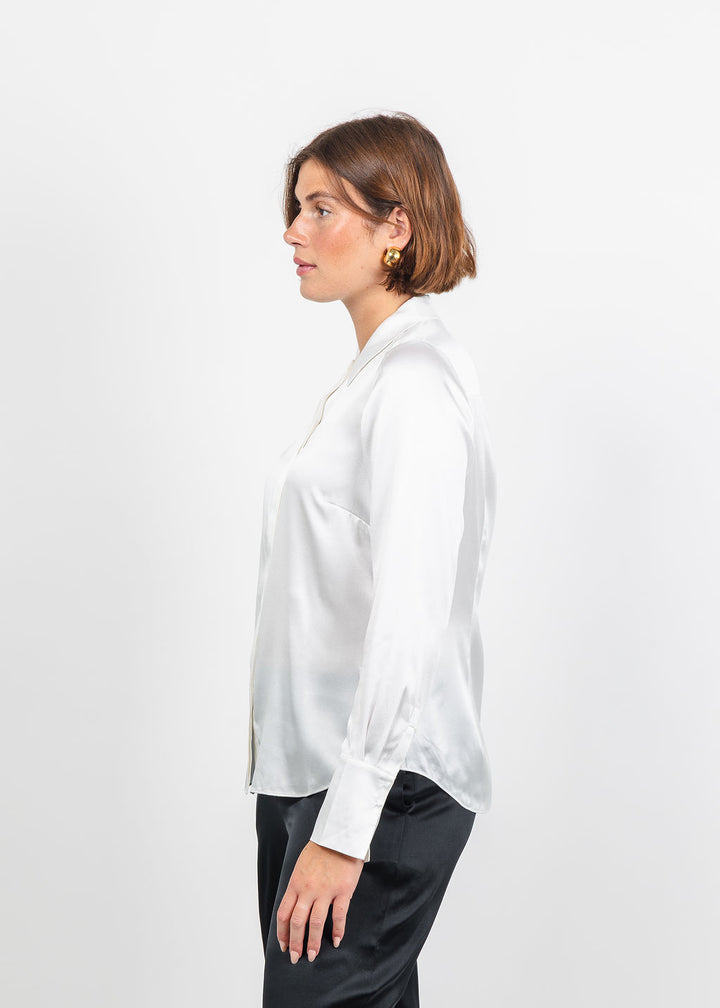 BK Go Le Blouse Slim in White available at Barbara Katz