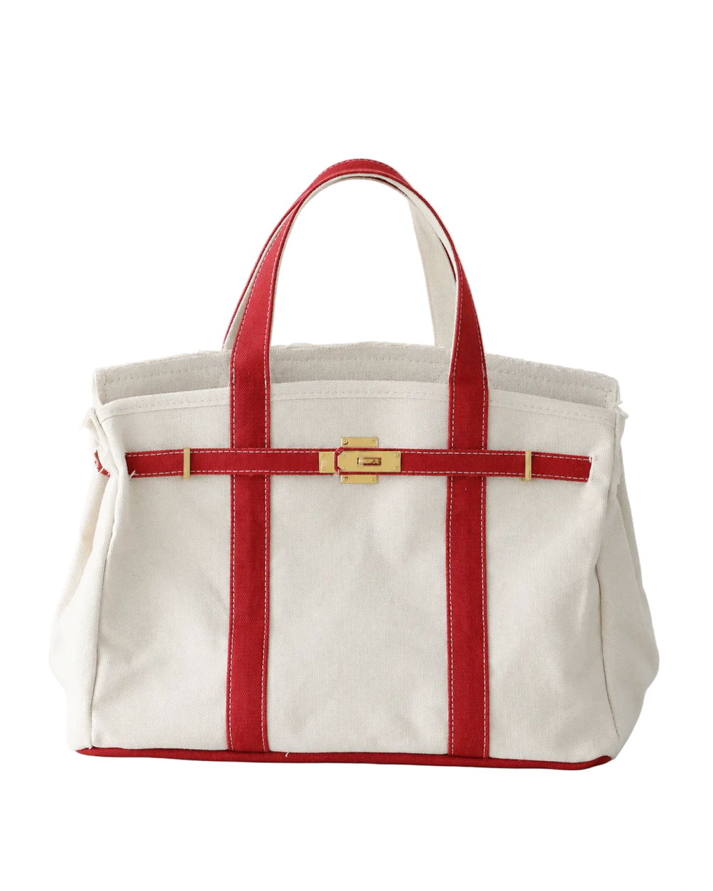 BK Handbags The Weekender Distressed Tote Bag in Red available at Barbara Katz
