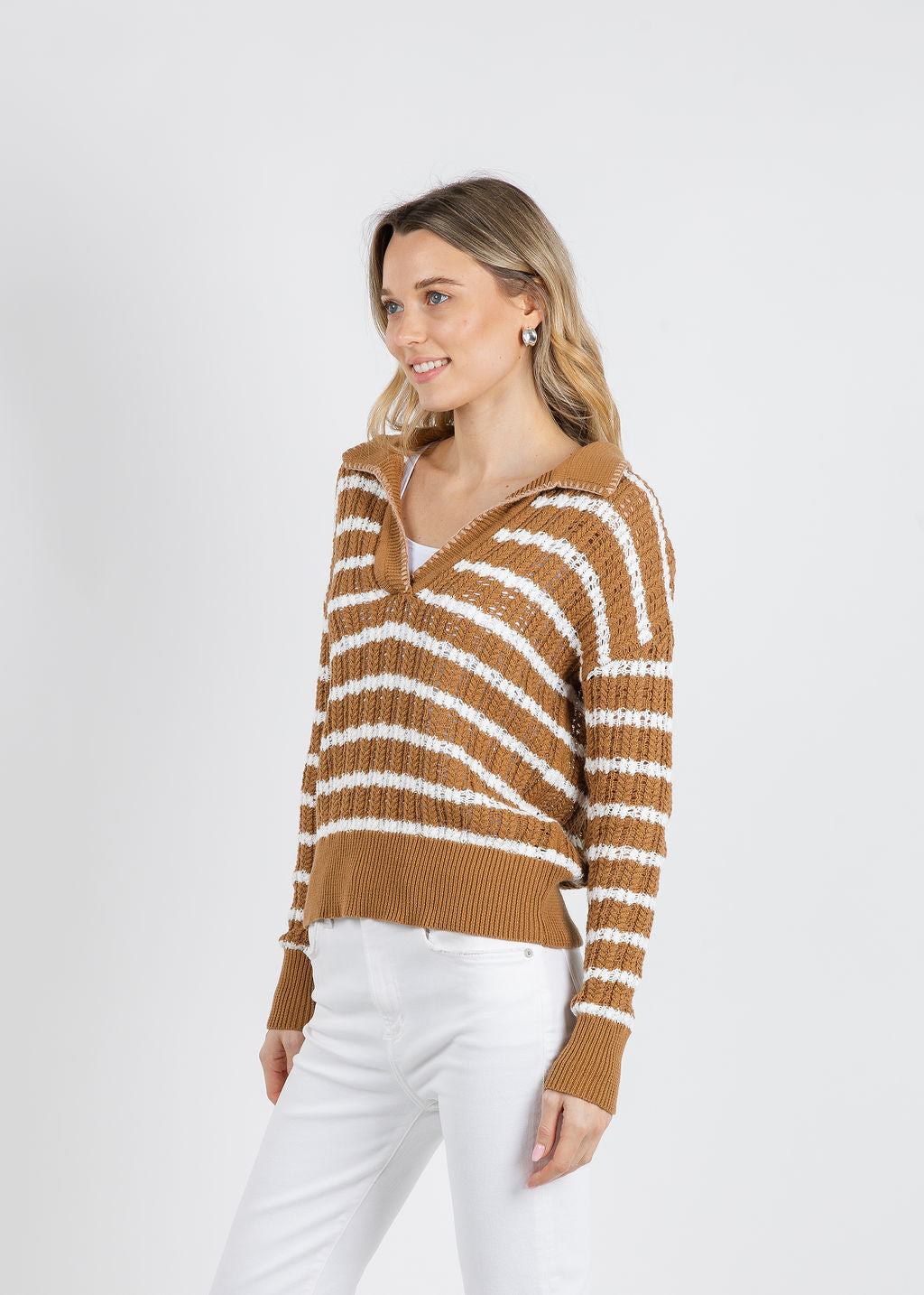 BK Isme Sweater in Cigar available at Barbara Katz
