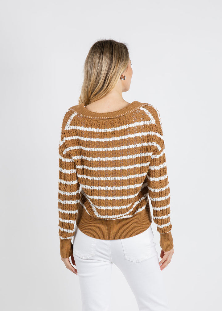 BK Isme Sweater in Cigar available at Barbara Katz