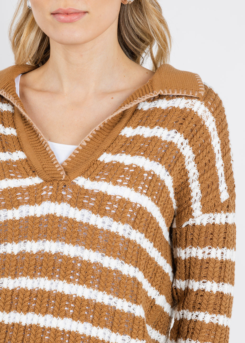 BK Isme Sweater in Cigar available at Barbara Katz