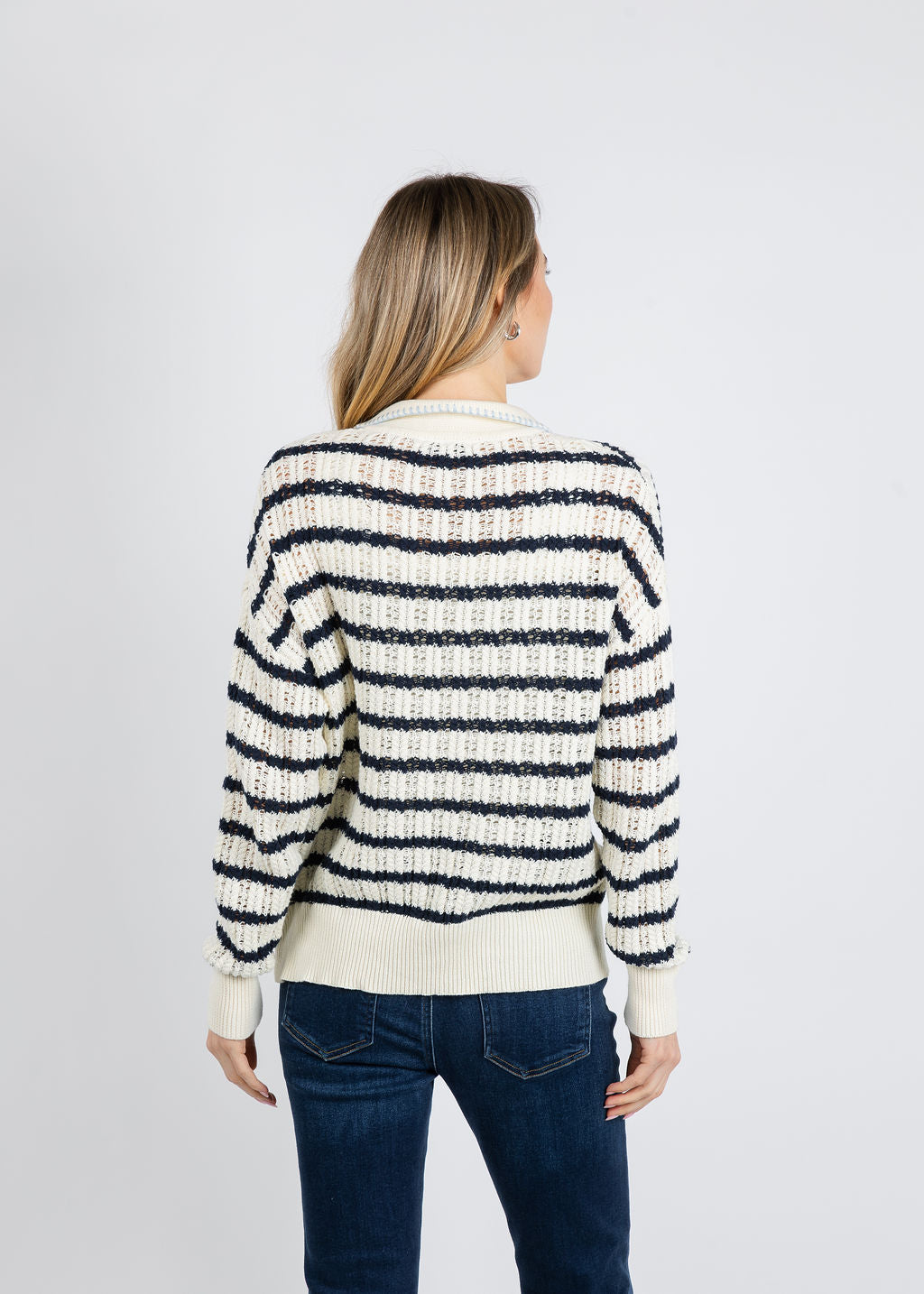 BK Isme Sweater in Eggshell available at Barbara Katz
