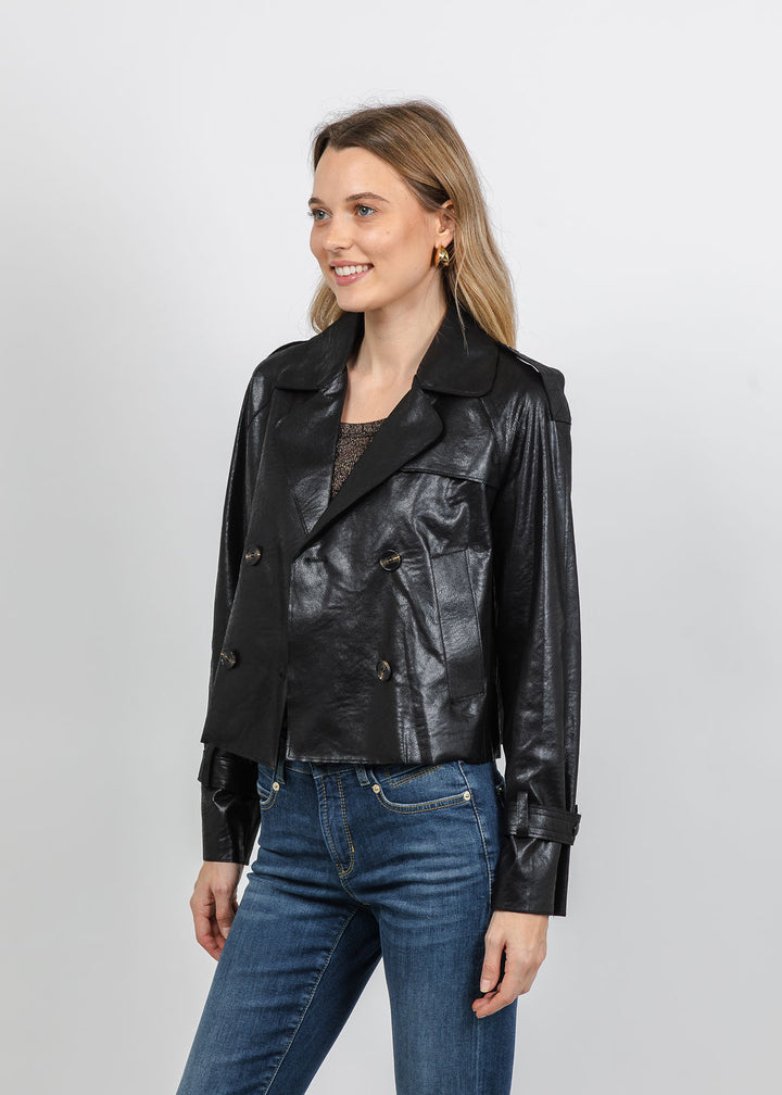 BK Janica Moto Jacket in Black available at Barbara Katz
