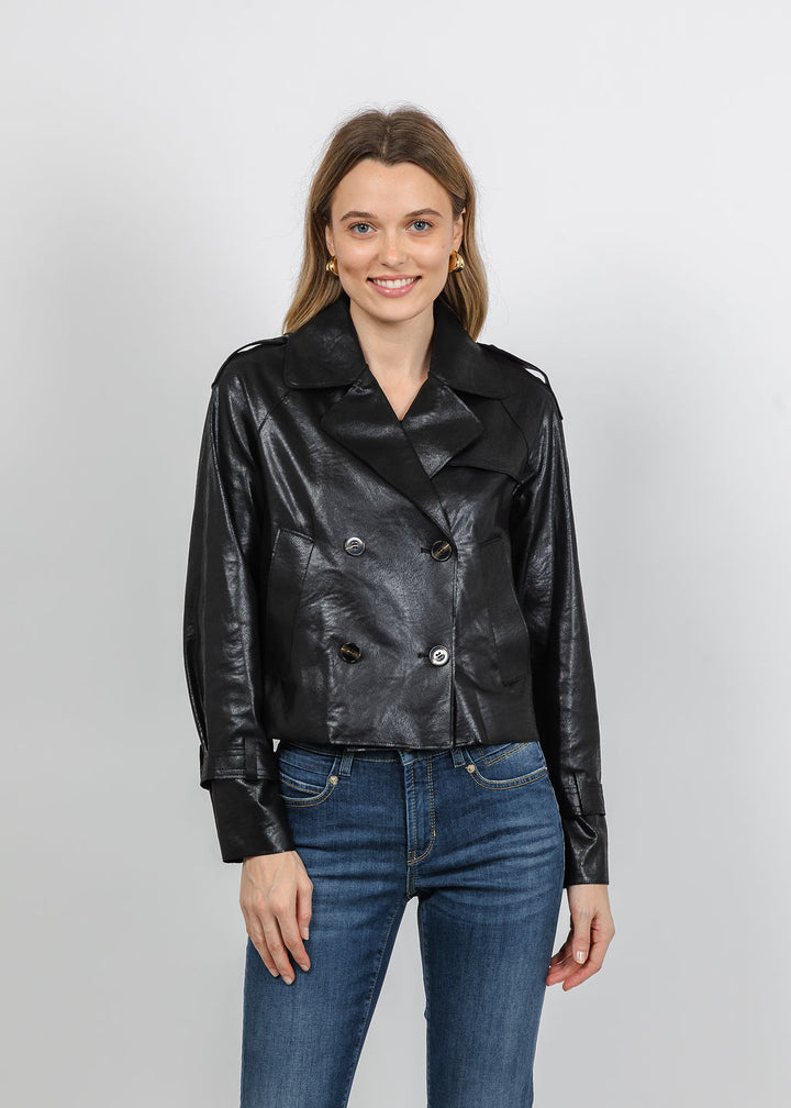 BK Janica Moto Jacket in Black available at Barbara Katz