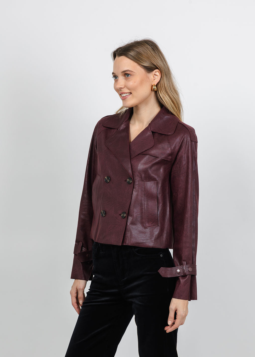 BK Janica Moto Jacket in Windsor available at Barbara Katz