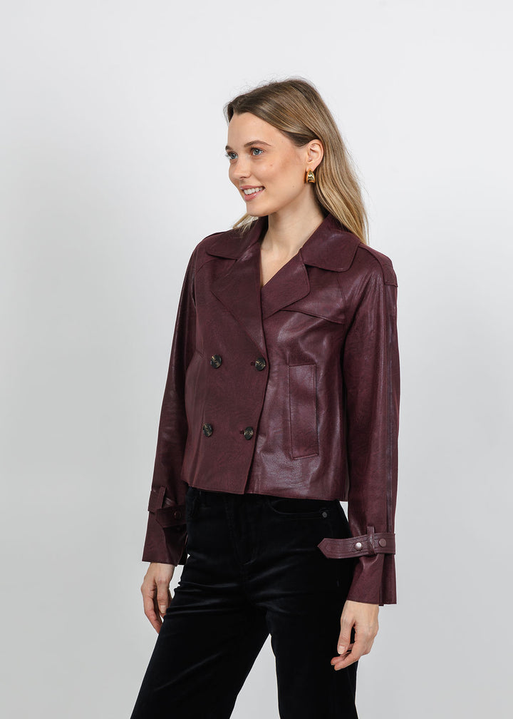 BK Janica Moto Jacket in Windsor available at Barbara Katz