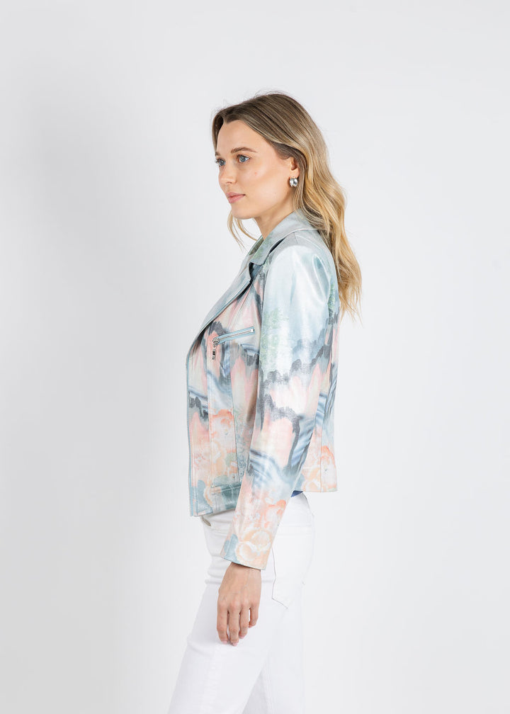 BK Lakeside Jacket in Liquid available at Barbara Katz