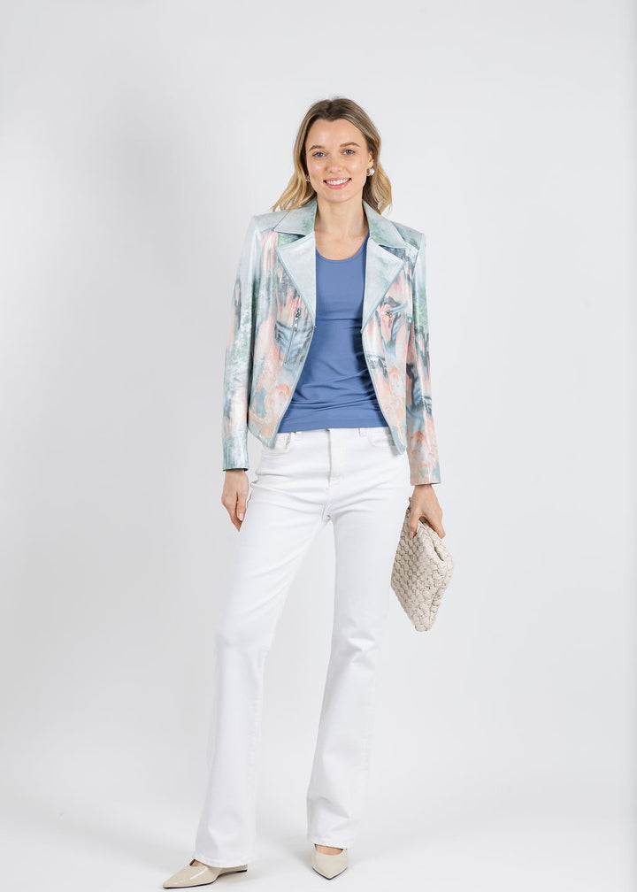 BK Lakeside Jacket in Liquid available at Barbara Katz