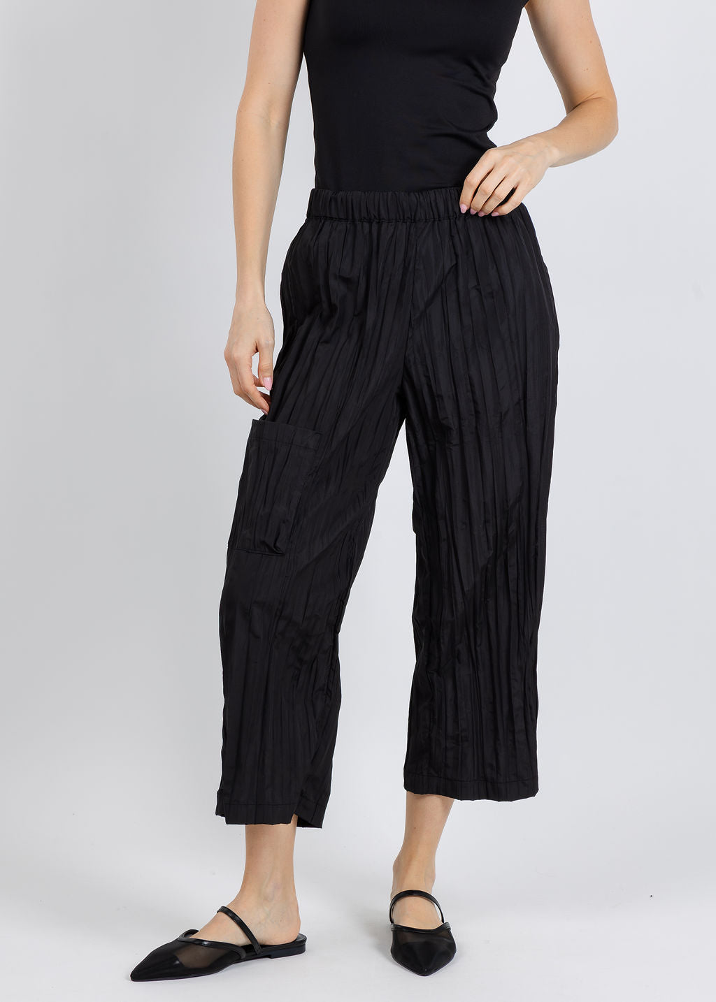 BK Maya Pants in Black available at Barbara Katz