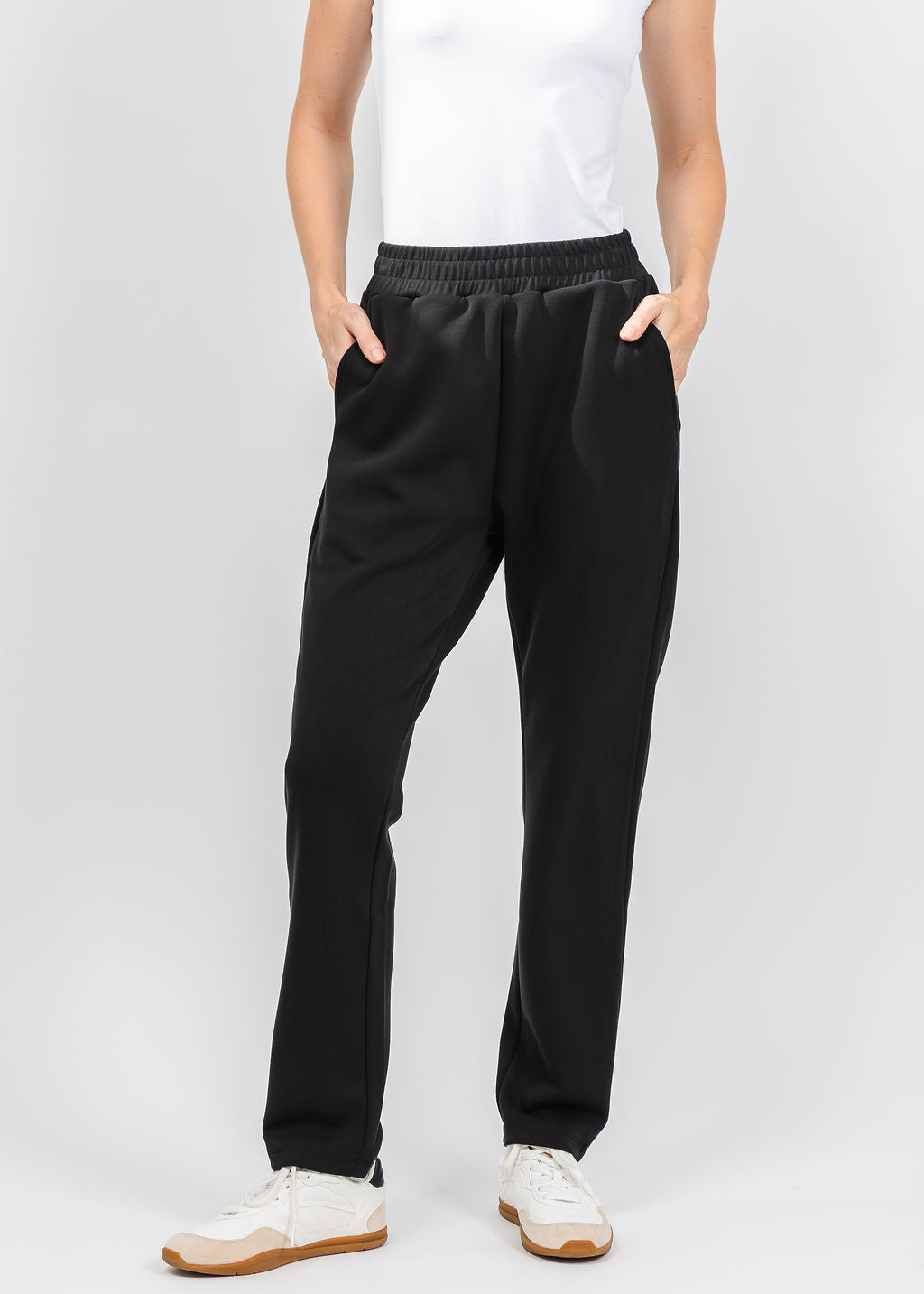 BK Modal Lounge Pant in Black available at Barbara Katz