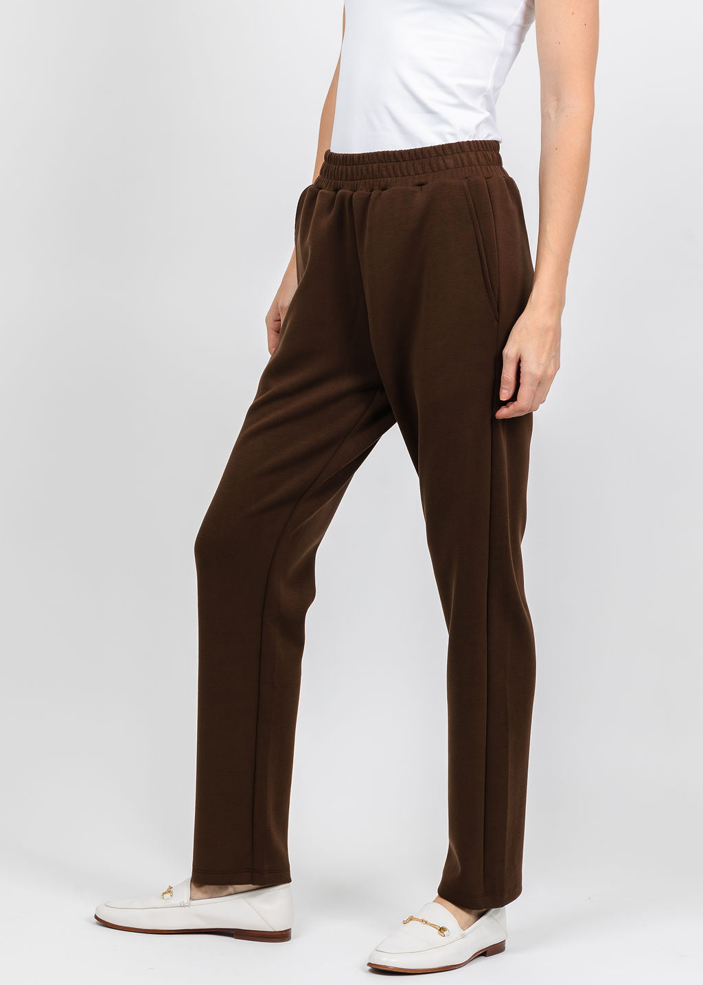 BK Modal Lounge Pant in Brown available at Barbara Katz