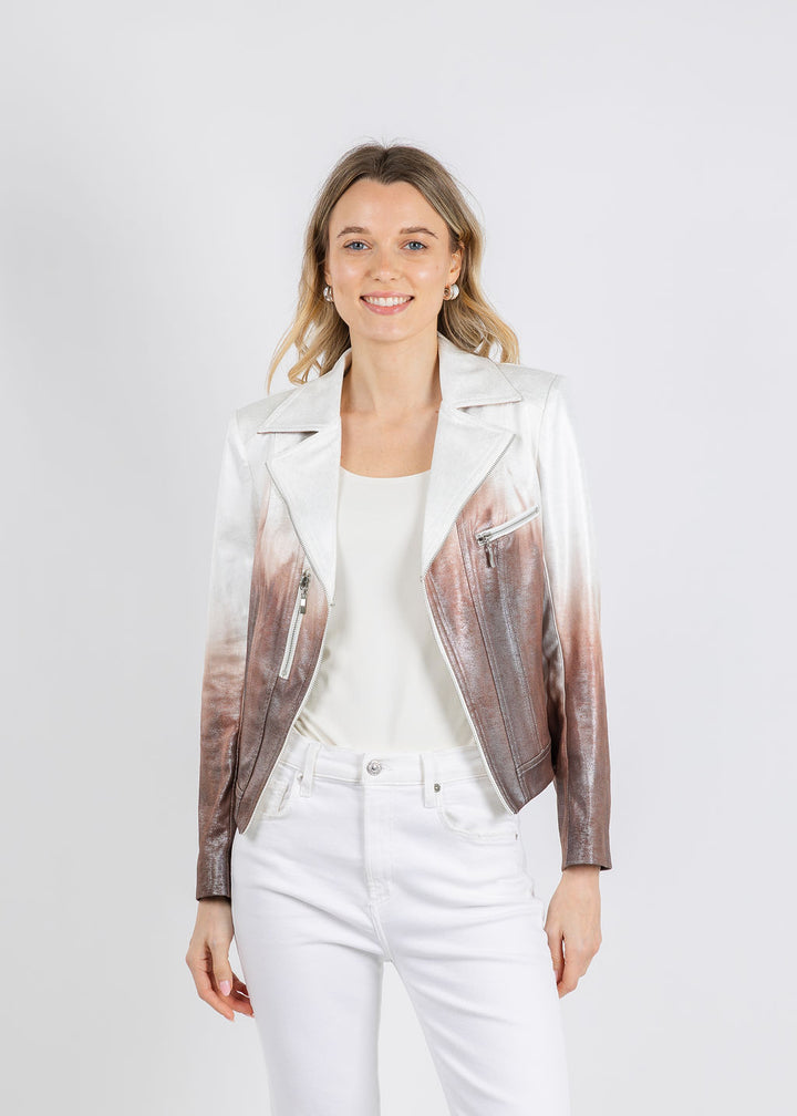 BK Ombre Jacket in Mocha available at Barbara Katz