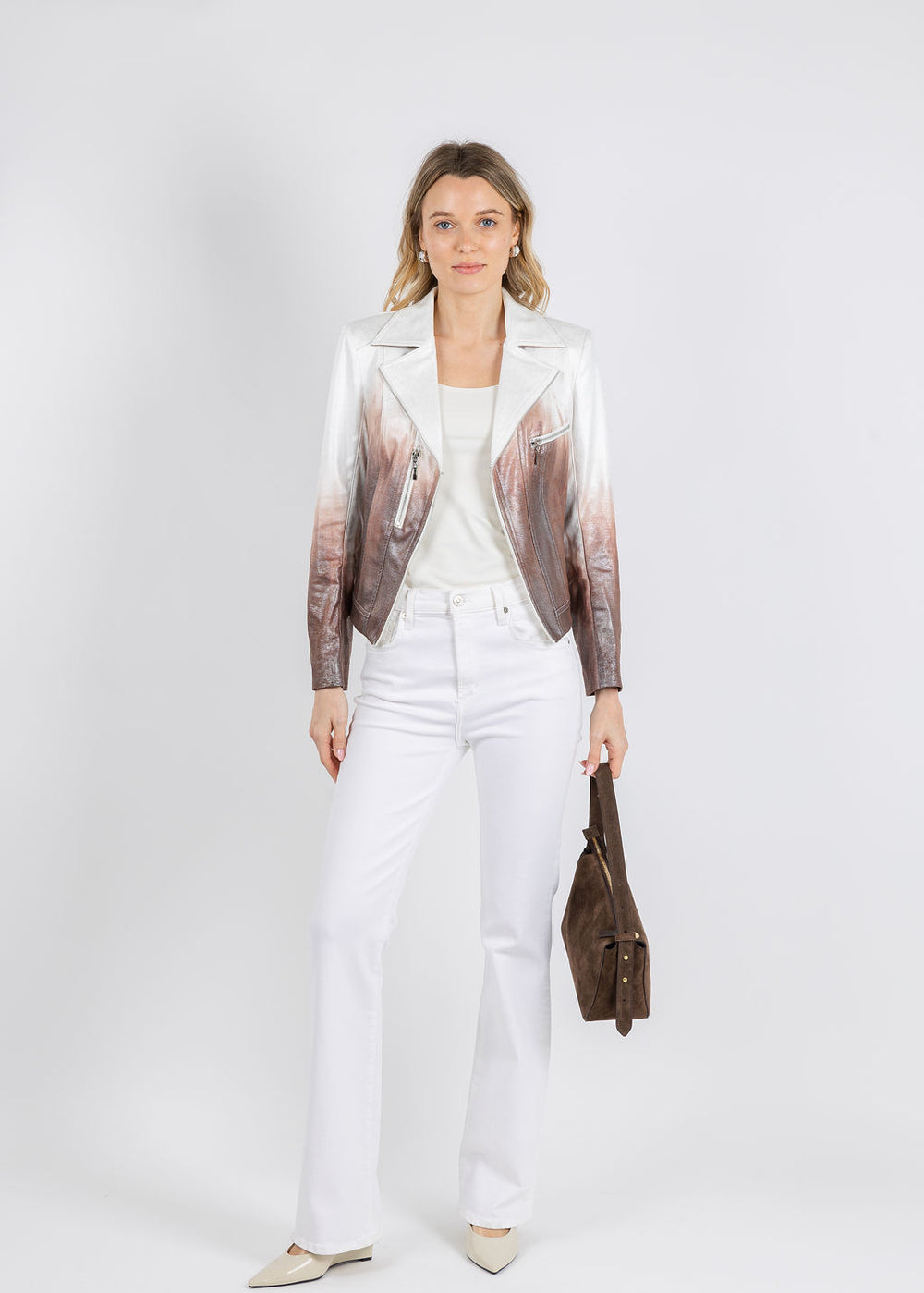 BK Ombre Jacket in Mocha available at Barbara Katz