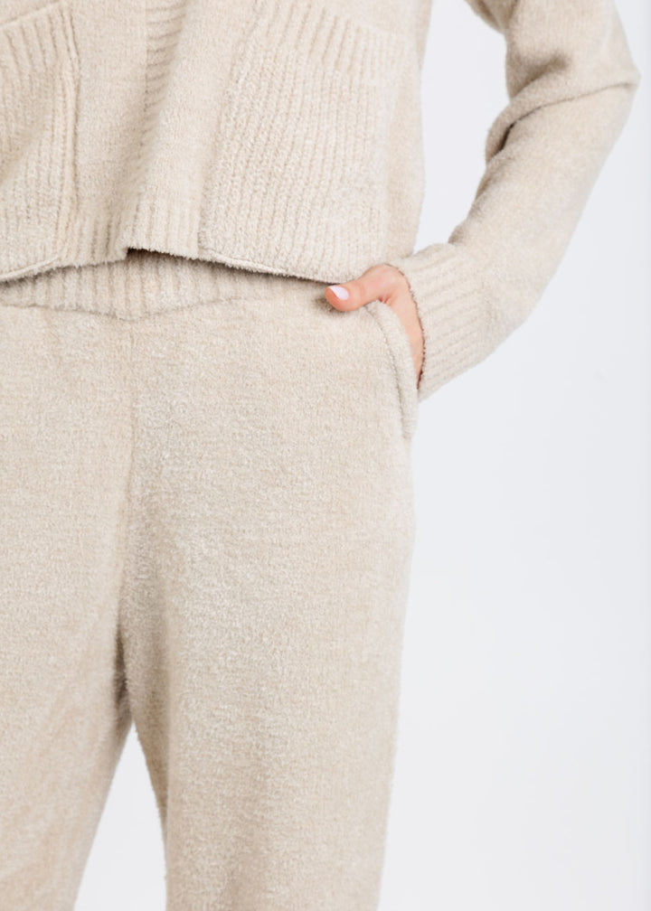 BK Penn Chenille Crop Pants in Ivory available at Barbara Katz