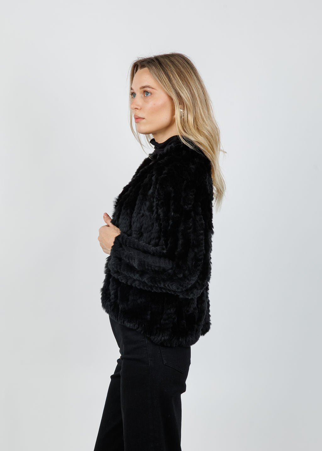 BK Rosa Jacket in Black available at Barbara Katz
