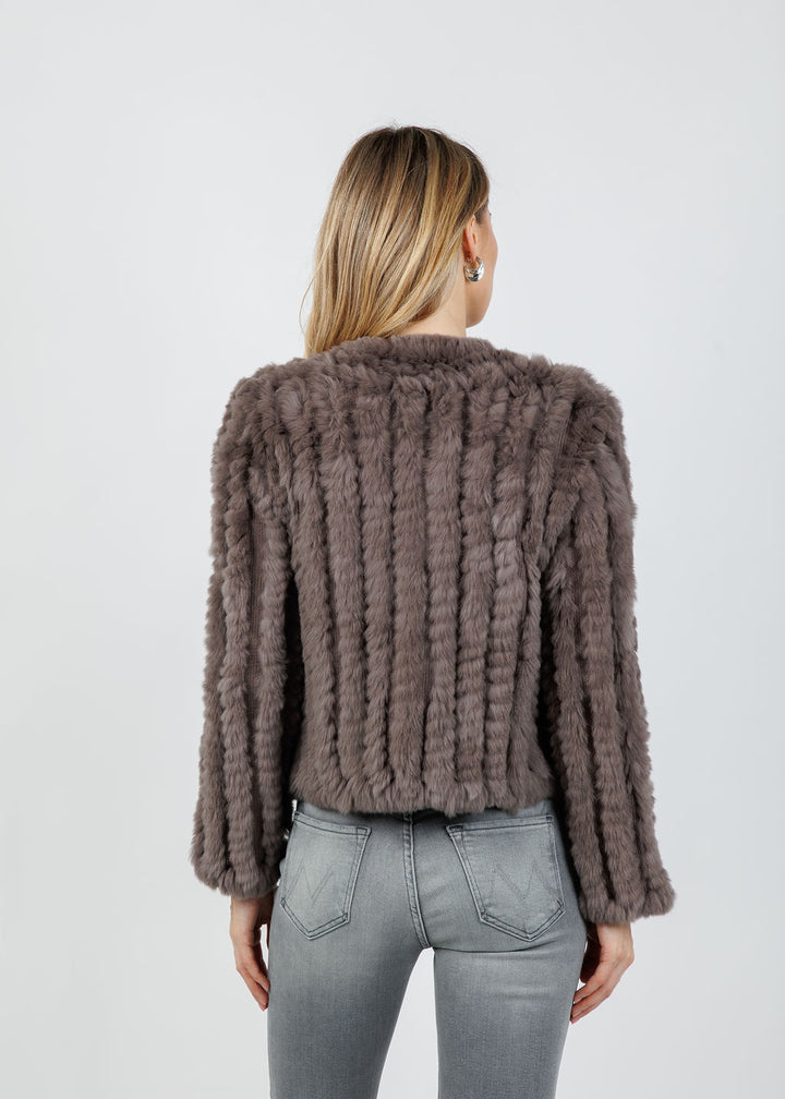 BK Rosa Jacket in Mushroom available at Barbara Katz
