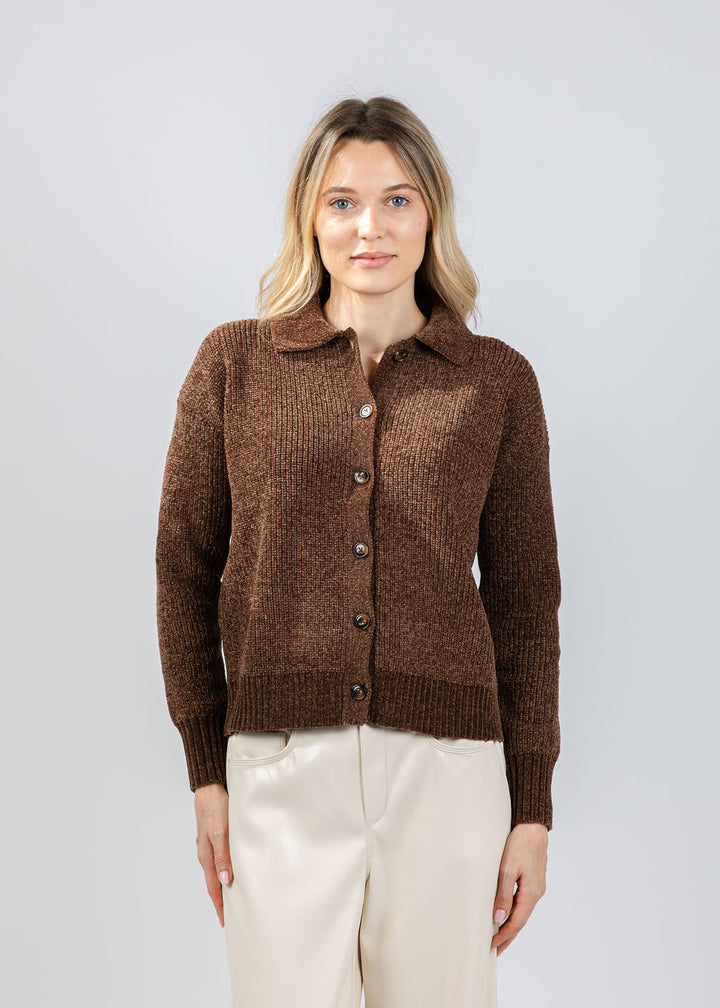 BK Stella Robbie Polo in Chocolate available at Barbara Katz