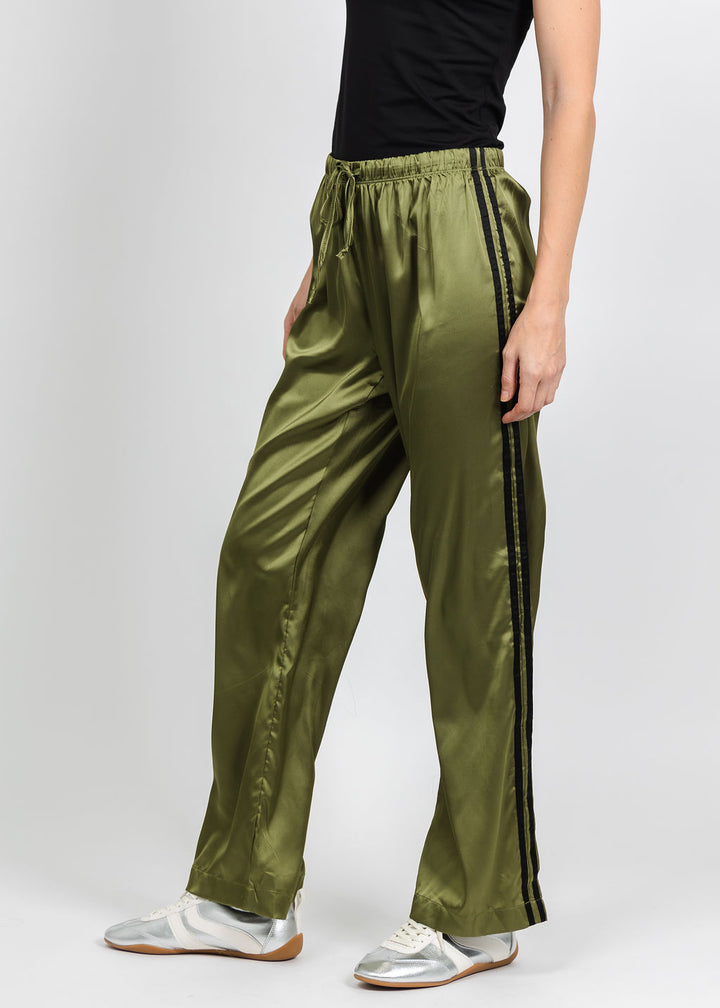 BK Vida Track Pant in Olive Black available at Barbara Katz