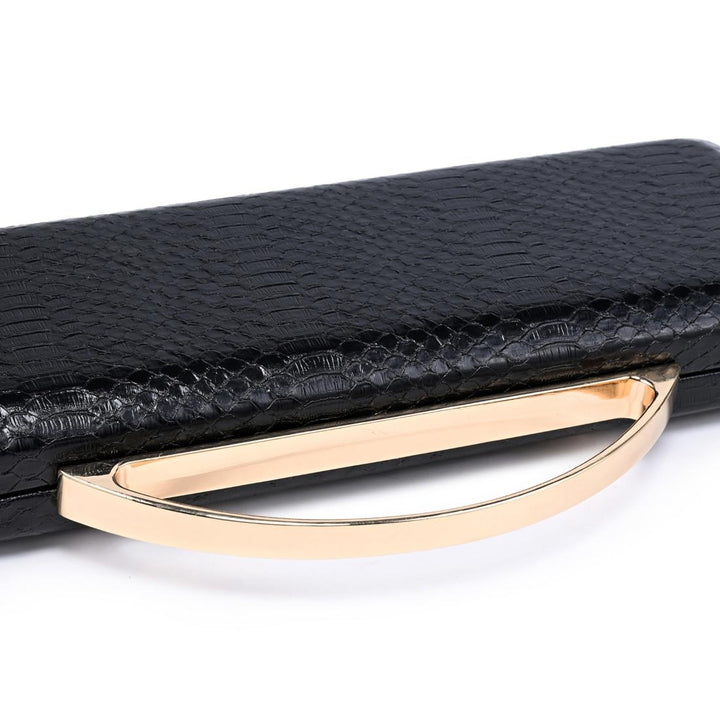BK Banks Clutch Bag in Black available at Barbara Katz