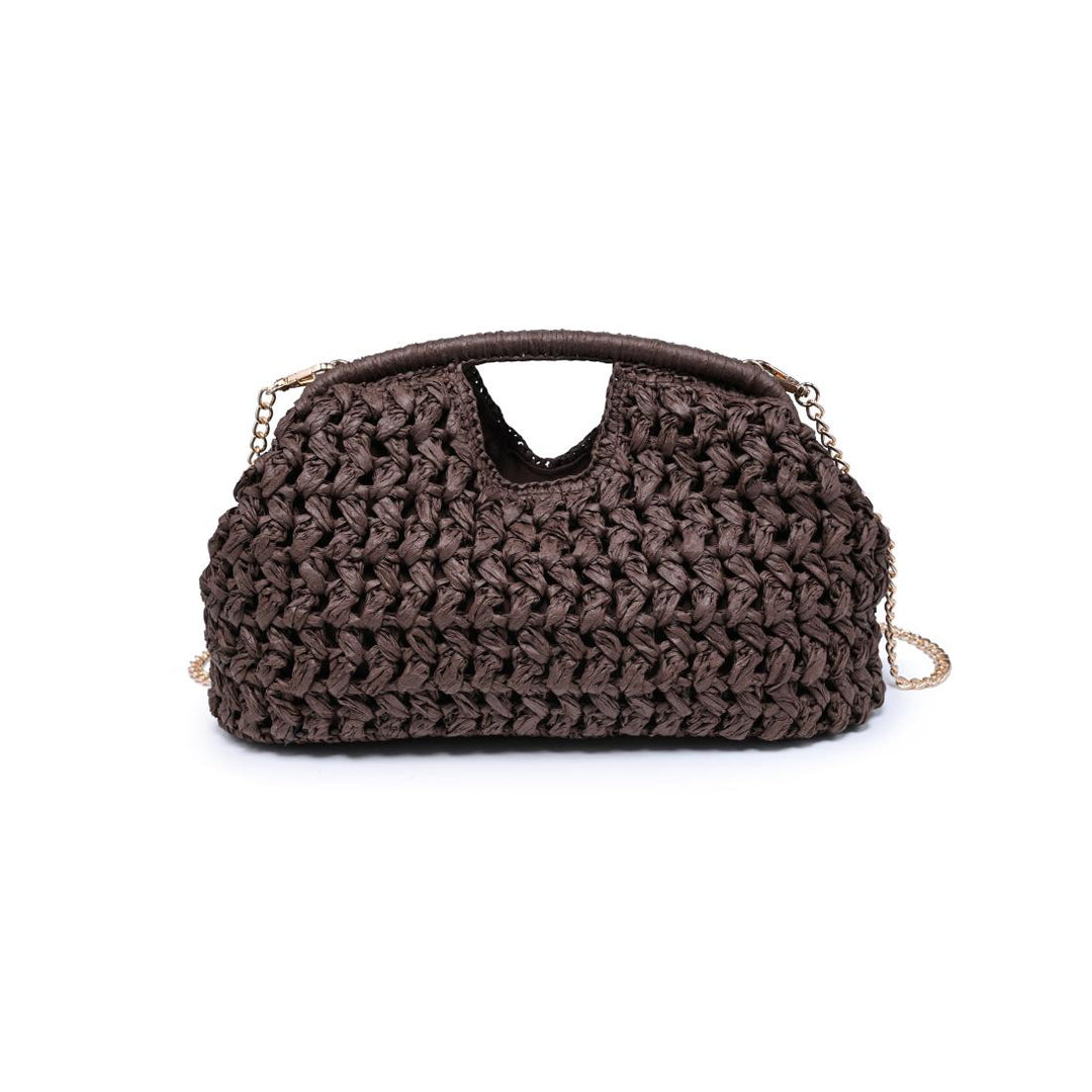 BK Handbags Abigail Crossbody Bag in Chocolate available at Barbara Katz