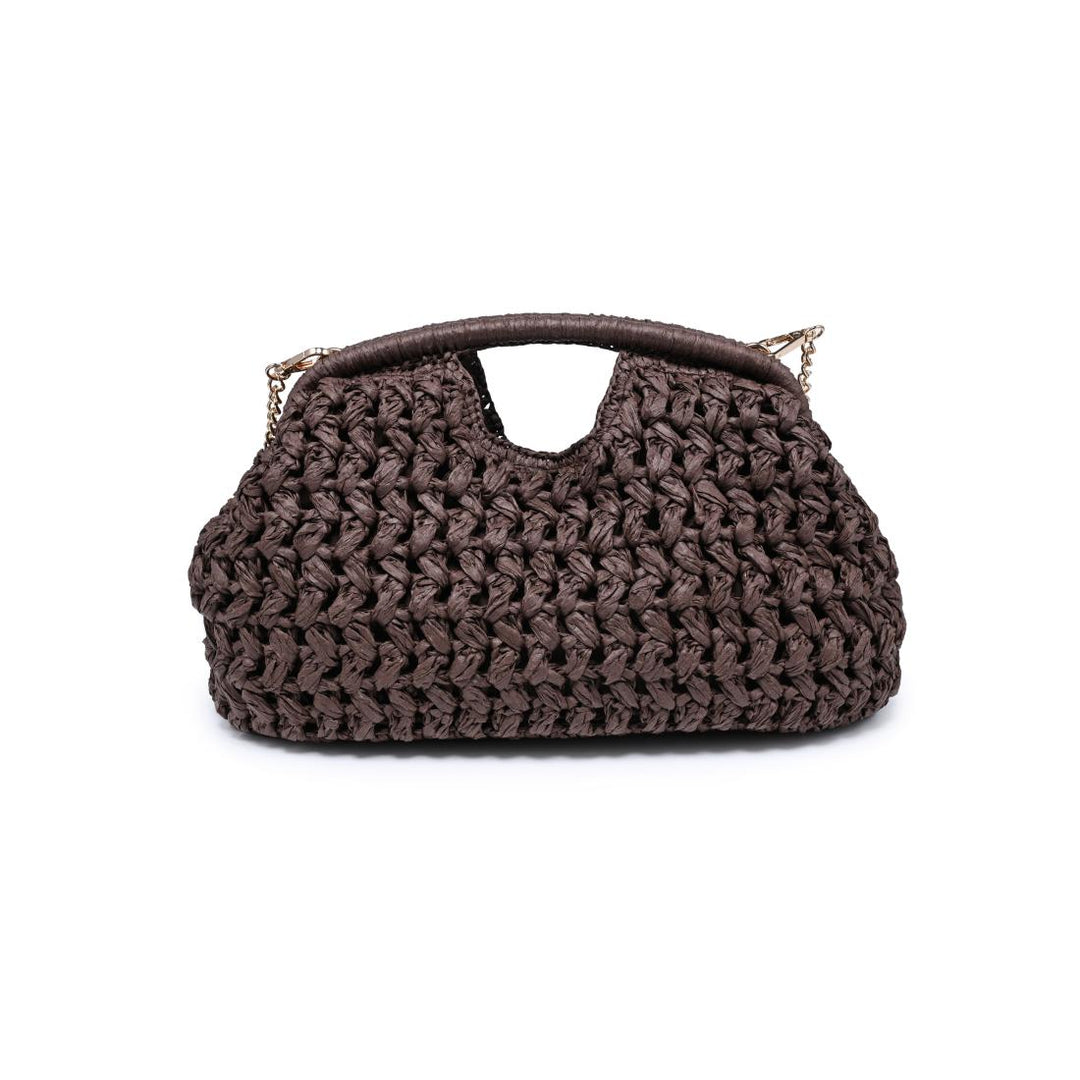 BK Handbags Abigail Crossbody Bag in Chocolate available at Barbara Katz