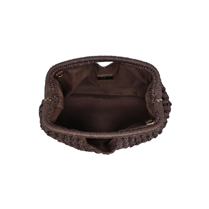 BK Handbags Abigail Crossbody Bag in Chocolate available at Barbara Katz