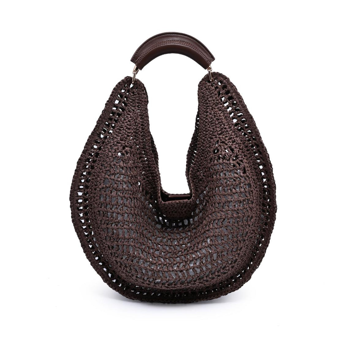 BK Handbags Camden Hobo Bag in Chocolate available at Barbara Katz