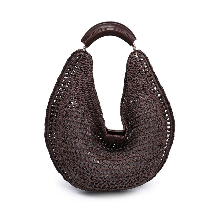 BK Handbags Camden Hobo Bag in Chocolate available at Barbara Katz