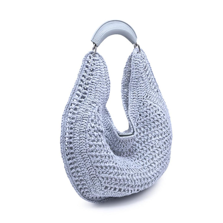 BK Handbags Camden Hobo Bag in Ice Blue available at Barbara Katz