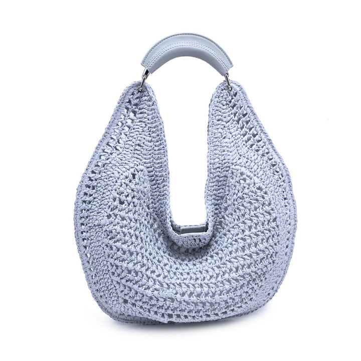 BK Handbags Camden Hobo Bag in Ice Blue available at Barbara Katz