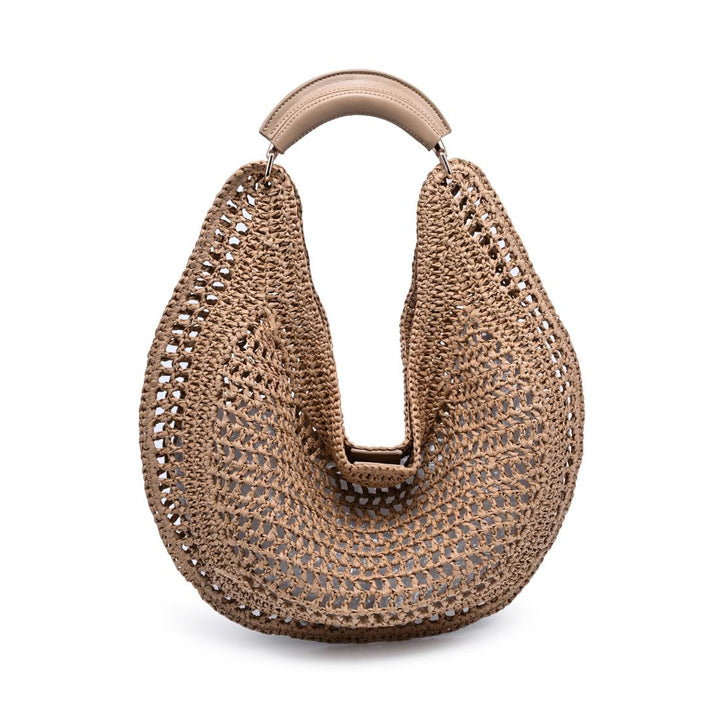 BK Handbags Camden Hobo Bag in Natural available at Barbara Katx