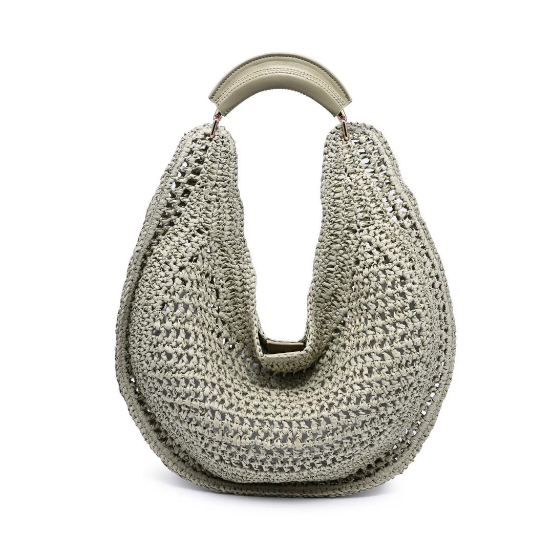 BK Handbags Camden Hobo Bag in Sage available at Barbara Katz