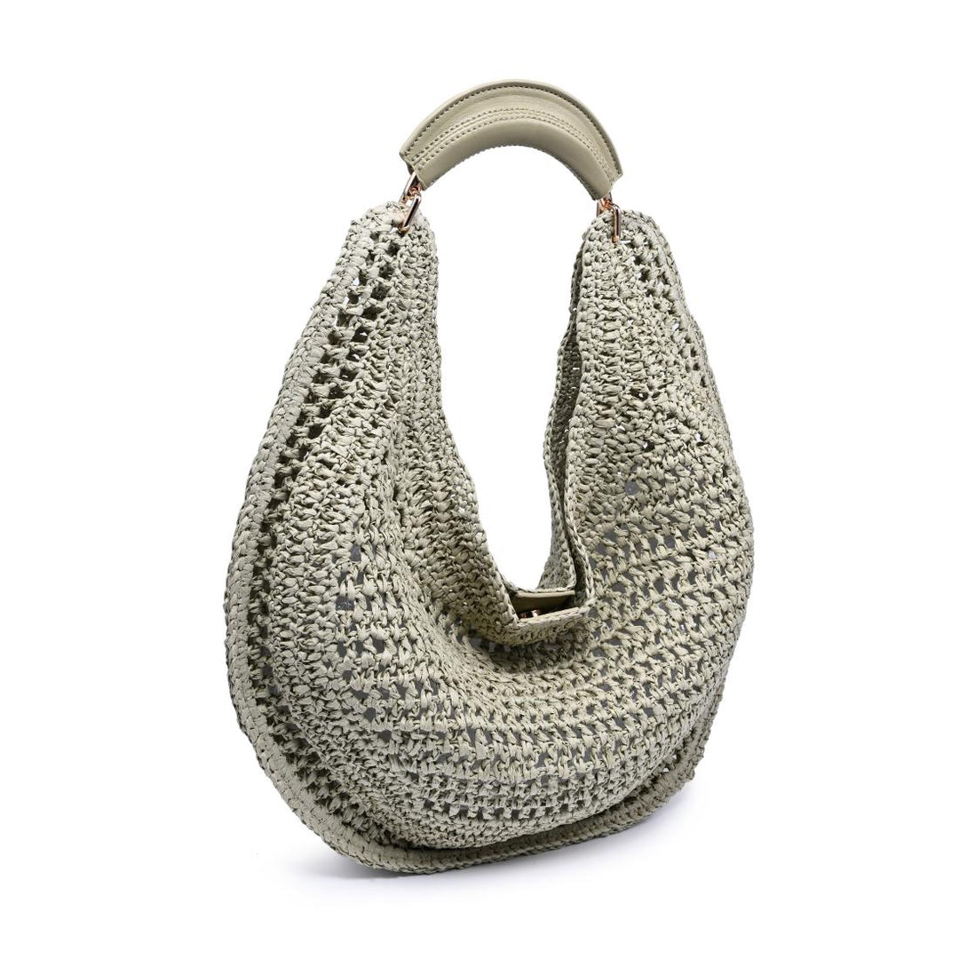 BK Handbags Camden Hobo Bag in Sage available at Barbara Katz