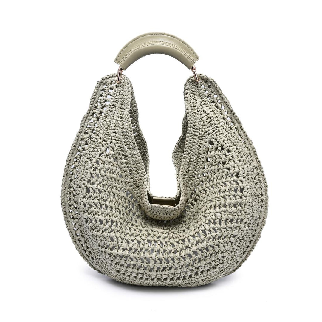 BK Handbags Camden Hobo Bag in Sage available at Barbara Katz