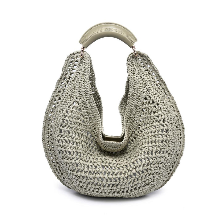 BK Handbags Camden Hobo Bag in Sage available at Barbara Katz