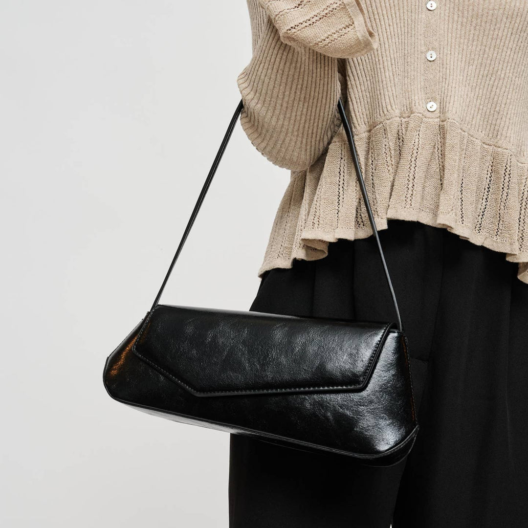 BK Mett Shoulder Bag in Black available at Barbara Katz