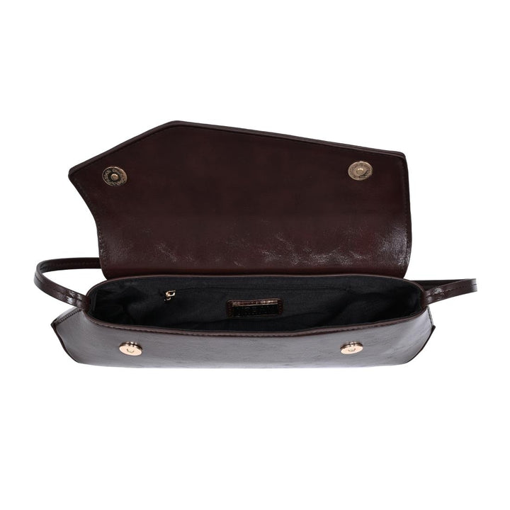BK Mett Shoulder Bag in Espresso available at Barbara Katz