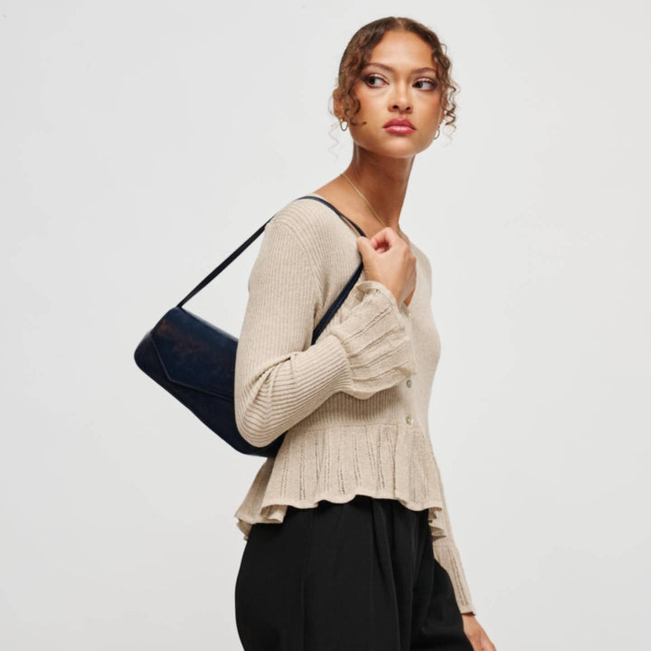BK Mett Shoulder Bag in Midnight available at Barbara Katz