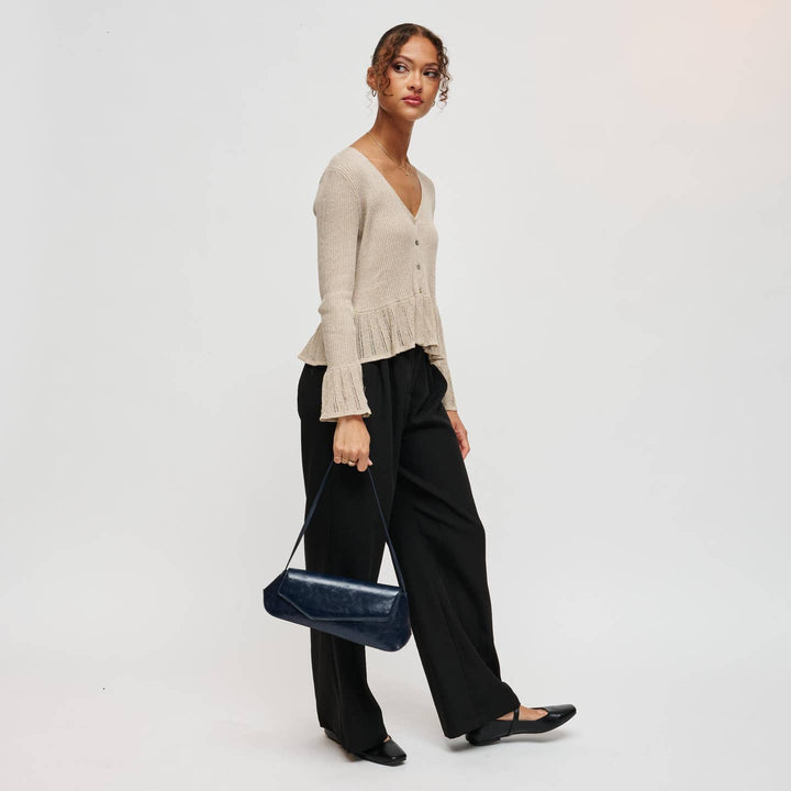 BK Mett Shoulder Bag in Midnight available at Barbara Katz