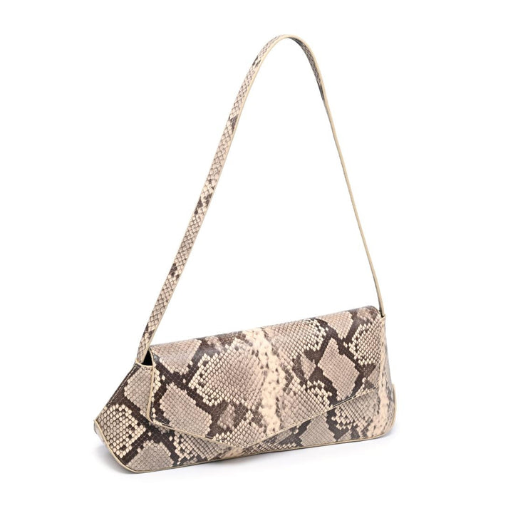 BK Mett Snake Shoulder Bag in Natural Multi available at Barbara Katz