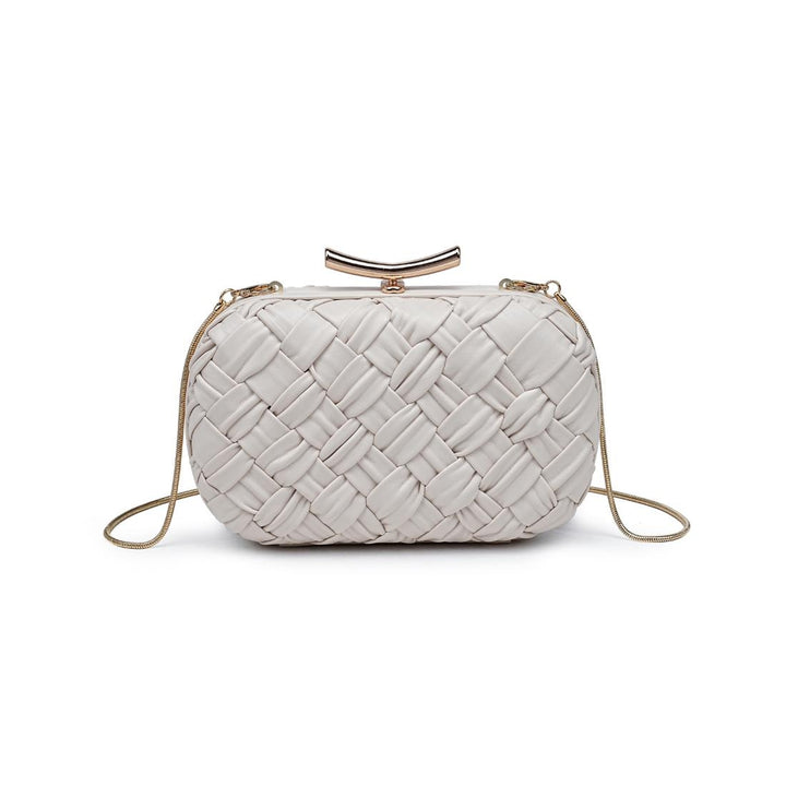 BK Rya Evening Bag in Ivory available at Barbara Katz